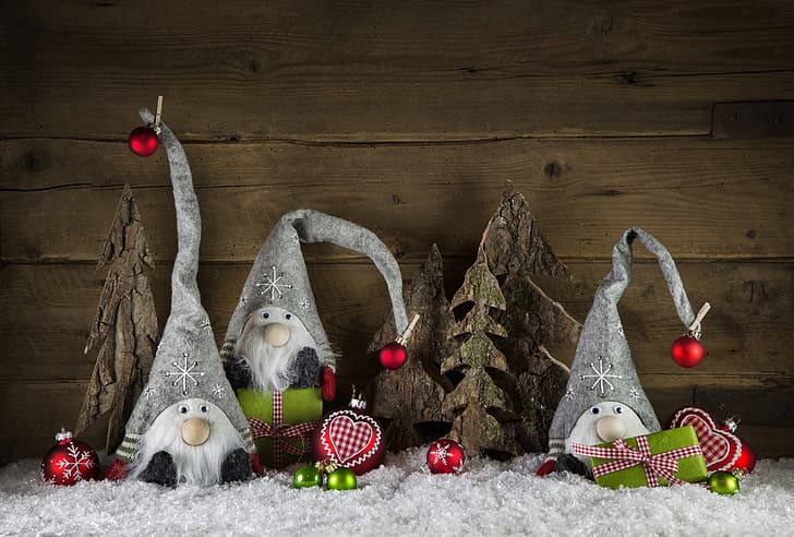 Schnee, Dekoration, Spielzeug, Neujahr, Weihnachten, Schneemänner, glücklich, Holz, Frohe Weihnachten, Weihnachten, Feiertagsfeier, HD-Hintergrundbild