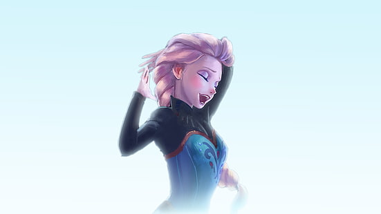 Elsa z filmu Disney Kraina lodu, Kraina lodu (film), Księżniczka Elsa, Tapety HD HD wallpaper