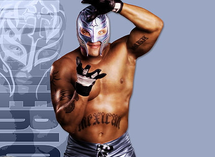 Wrestler Rey Mysterio, Wrestler Mysterio digitales Hintergrundbild, WWE,, WWE-Champion, Amerikaner, Wrestler, HD-Hintergrundbild HD wallpaper