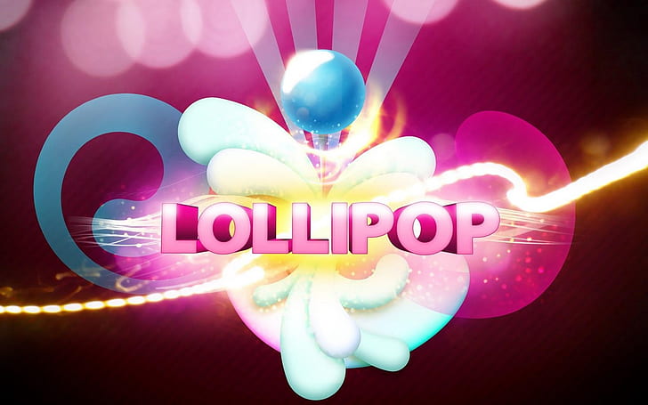 Lollipop 3D, lollipop, 3d y abstracto, Fondo de pantalla HD