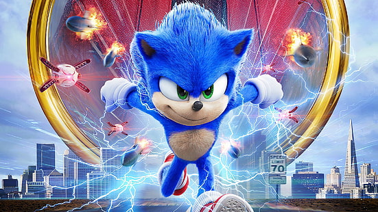 Sonic, Sonic the Hedgehog (2020), Fondo de pantalla HD HD wallpaper
