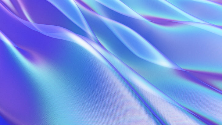 Digital art, Blue, Flow, Neon, Colorful, 5K, HD wallpaper
