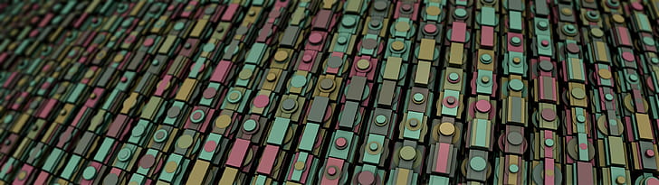 abstrakte prozedurale Generation 3d Mandelbulb 3d Würfel, HD-Hintergrundbild