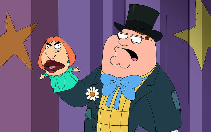 family guy peter griffin lois griffin, HD wallpaper