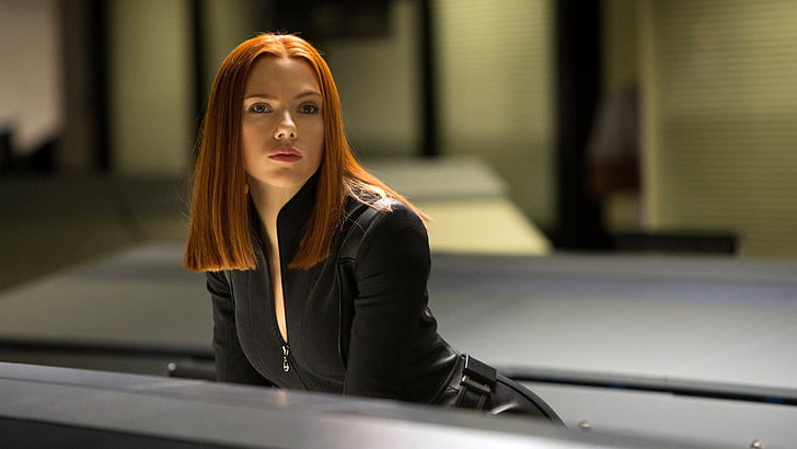 Scarlett Johansson, Black Widow, kvinnor, HD tapet