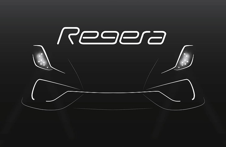Koenigsegg、Regera、Koenigsegg Regera、ロゴ、 HDデスクトップの壁紙