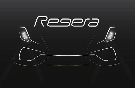 Koenigsegg, Regera, Koenigsegg Regera, logo, Tapety HD HD wallpaper