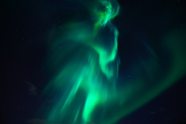 4K, Aurora Borealis, 8K, Lampu Utara, Wallpaper HD