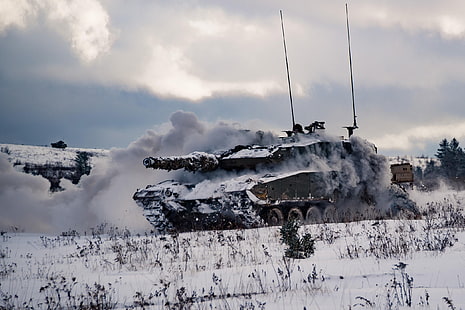 Czołg podstawowy, Kanadyjskie Siły Zbrojne, Leopard 2A4M CAN, Z kanadyjskich sił zbrojnych, Tapety HD HD wallpaper