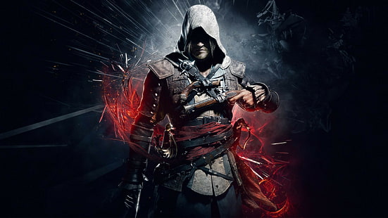 Edward Kenway, Assassin's Creed, videogames, HD papel de parede HD wallpaper