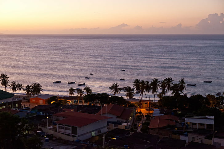 التصوير الفوتوغرافي ، الساحل ، Juan Griego ، جزيرة مارغريتا ، المناظر البحرية ، فنزويلا، خلفية HD