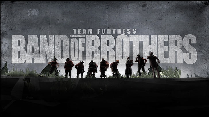 Cyfrowa tapeta Team Fortress Band of Brothers, Team Fortress 2, gry wideo, Tapety HD