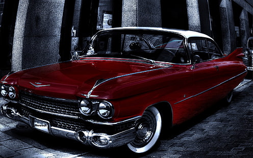 Cadillac Eldorado clásico, Cadillac clásico, Cadillac Eldorado, Fondo de pantalla HD HD wallpaper