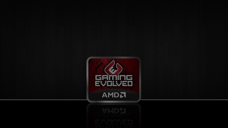 juego evolucionado AMD logo, AMD, logo, videojuegos, Fondo de pantalla HD