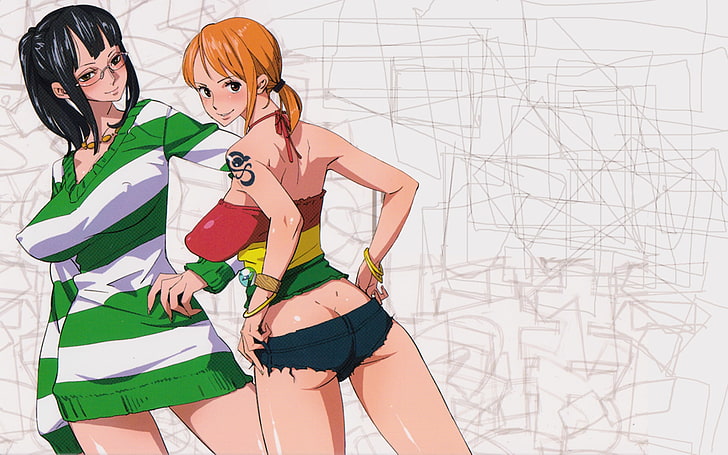едно парче nami 1920x1200 Аниме One Piece HD Art, едно парче, Нами, HD тапет