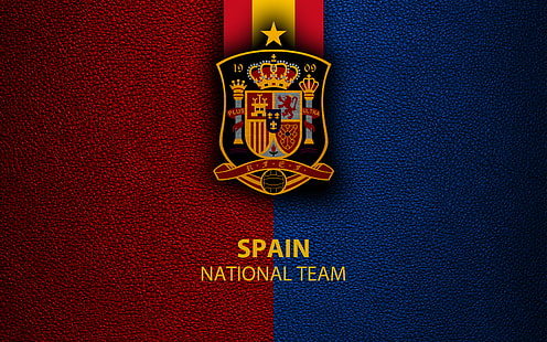 Fútbol, ​​Selección Nacional de Fútbol de España, emblema, logotipo, España, Fondo de pantalla HD HD wallpaper