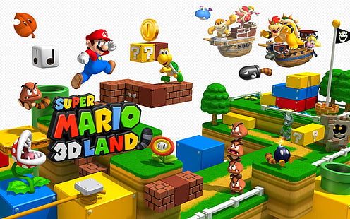 Super Mario, Mario Bros., jeux vidéo, Fond d'écran HD HD wallpaper