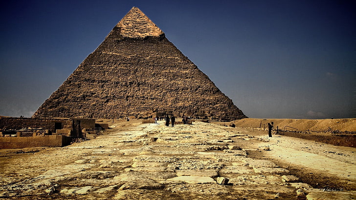 Great Pyramid of Giza, Egypt, pyramid, egypt, sand, greece, HD wallpaper