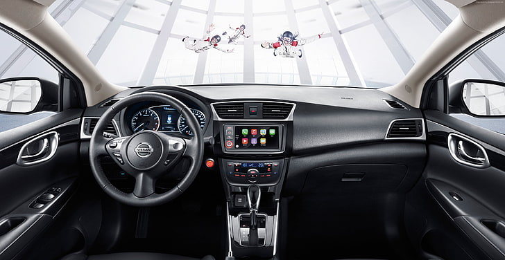 Nissan Sylphy, sedan, interior, HD wallpaper