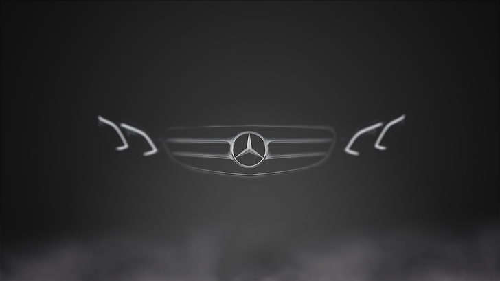Dark, car, vehicle, Mercedes-Benz, artwork, HD wallpaper | Wallpaperbetter
