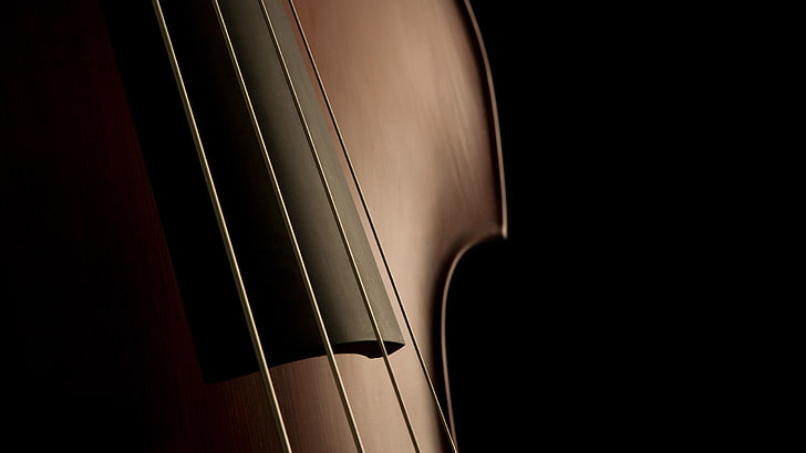 коричневая скрипка, виолончель, музыкальный инструмент, HD обои