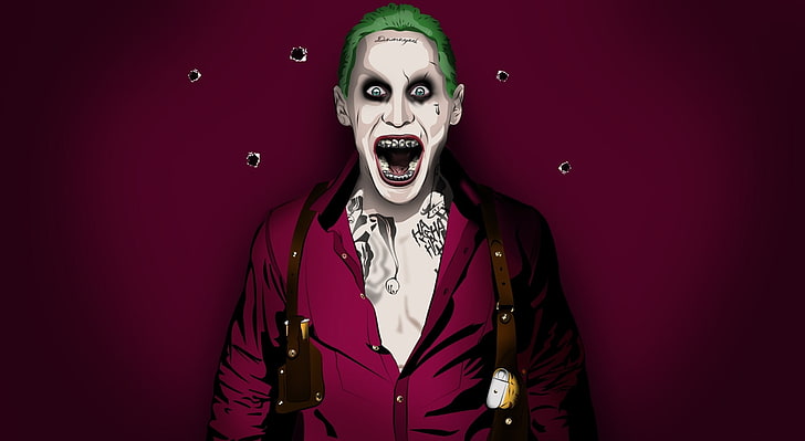 Jared Joker Leto, The Joker fondo de pantalla digital, Películas, Batman, Fondo de pantalla HD