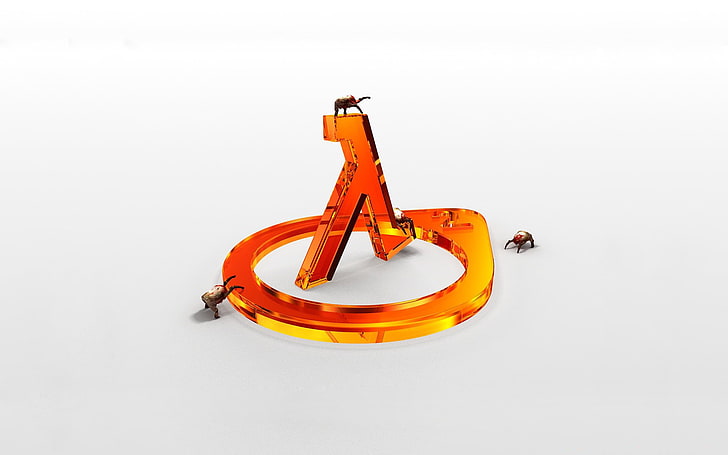 orange y logo, game, Half-Life 2, Balyan, HD wallpaper