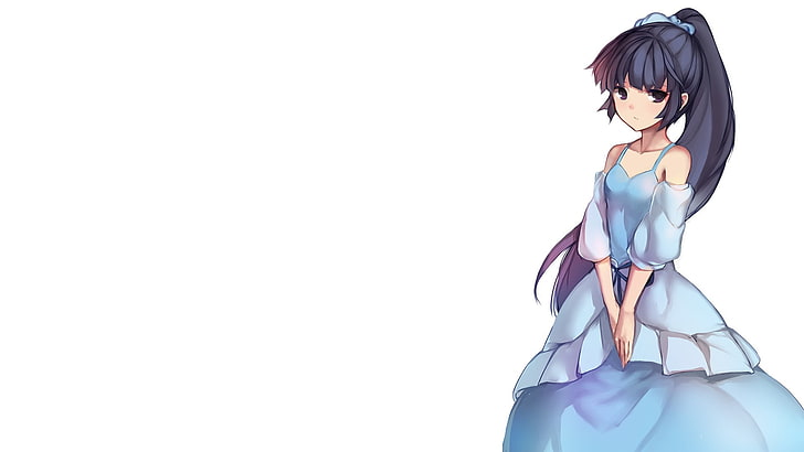 black haired female anime character illustration, Log Horizon, Akatsuki (Log Horizon), HD wallpaper