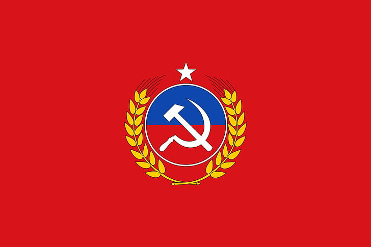 2000px bandiera, Cile svg, comunista, partito, Sfondo HD