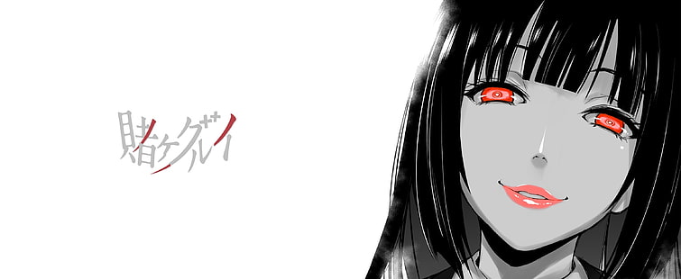 Kakegurui Yumeko Ultrawide, Artistic, Anime, HD wallpaper HD wallpaper