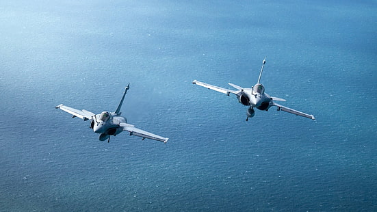 Jet Fighters, Dassault Rafale, flygplan, Jet Fighter, Warplane, HD tapet HD wallpaper
