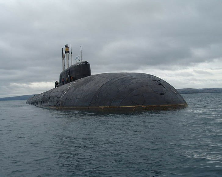submarine, Russian Navy, military, vehicle, HD wallpaper