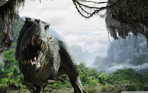 Dinosaurio King Kong T-Rex HD, películas, rey, kong, t, dinosaurio, rex, Fondo de pantalla HD HD wallpaper