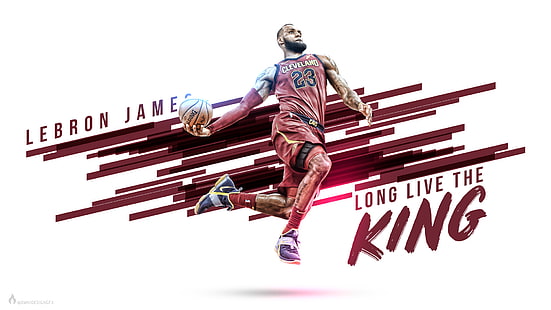 Re LeBron James, James, King, Lebron, Sfondo HD HD wallpaper
