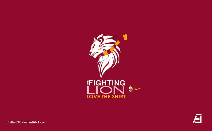 Football, Galatasaray S.K., emblème, lion, logo, Fond d'écran HD