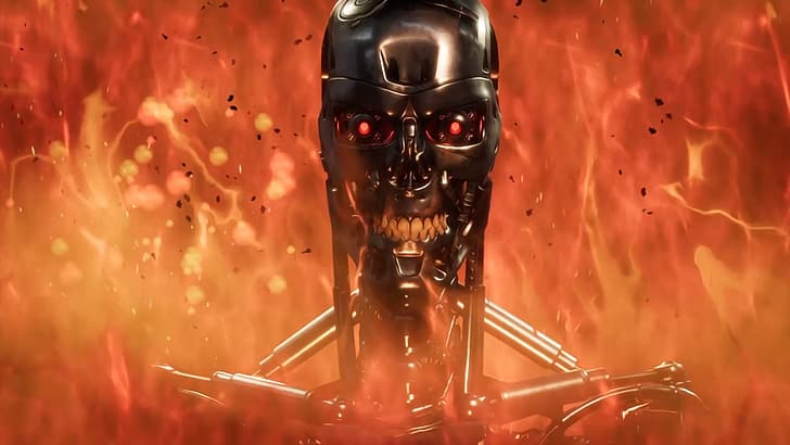 Terminator, Mortal Kombat 11, HD papel de parede