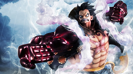 One Piece, Gear Fourth, Monkey D. Ruffy, HD-Hintergrundbild HD wallpaper
