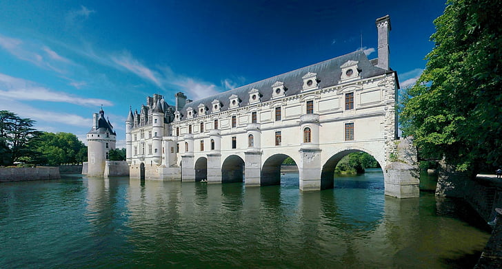 Castles, Château De Chenonceau, France, HD wallpaper