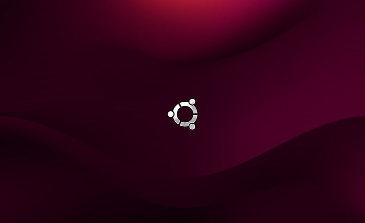 Ubuntu Lucid ، دائرة رمادية مع شعار ثلاث نقاط ، أجهزة الكمبيوتر ، Linux ، Ubuntu ، Ubuntu lucid، خلفية HD