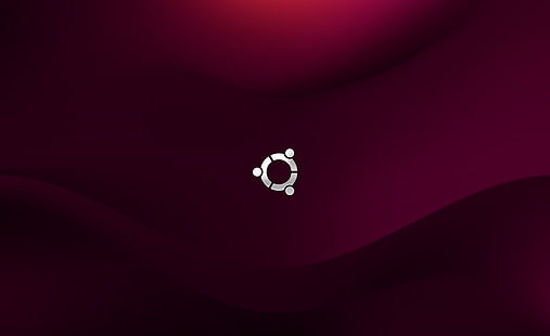 Ubuntu Lucid, szare kółko z logo z trzema kropkami, komputery, Linux, Ubuntu, ubuntu lucid, Tapety HD HD wallpaper