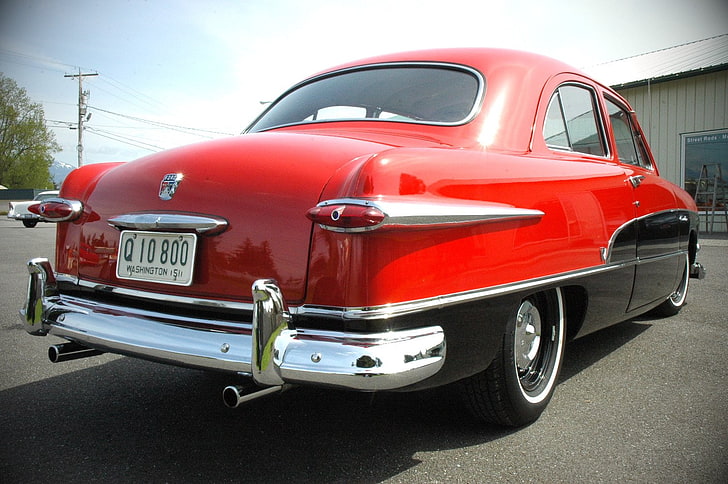 1951, classico, coupé, crestline, custom, ford, old, usa, vintage, Sfondo HD