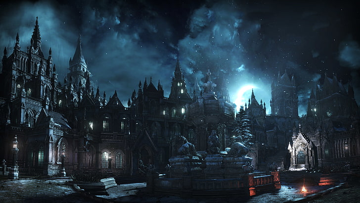 Irithyll, Dark Souls III, video games, Gothic architecture, HD wallpaper