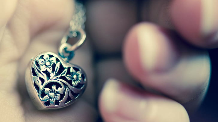 background, mood, heart, hand, pendant, accessory, the necklace, Ukraine, HD wallpaper