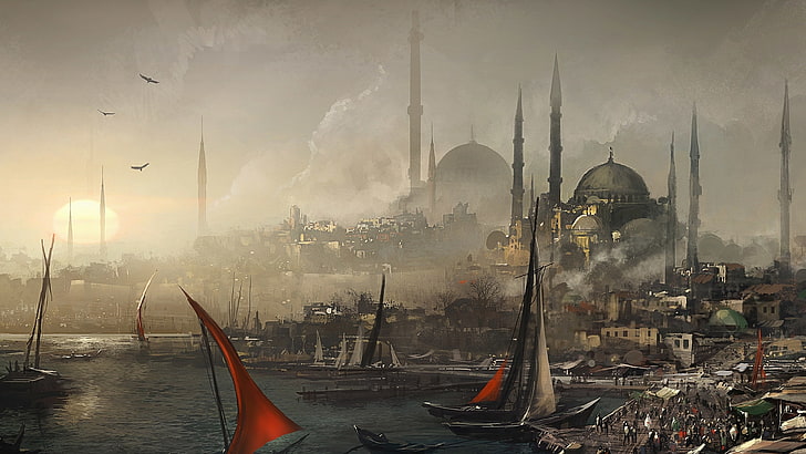 2560x1440، اسطنبول، العثماني، دهان، خلفية HD