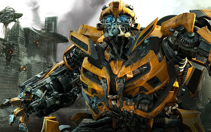 Bumblebee dans Transformers 3, transformers, bumblebee, Fond d'écran HD