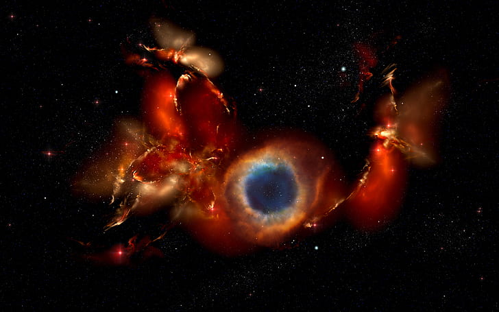 Supernova Nebula HD, digital / artwork, nebula, supernova, Fondo de pantalla HD