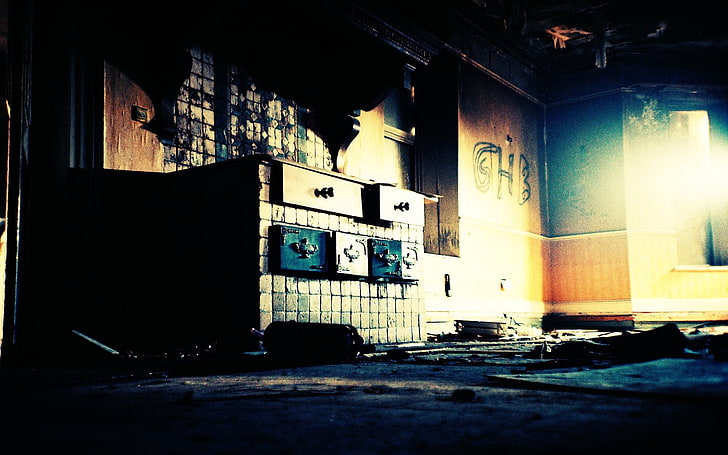 Ruine, Küche, HD-Hintergrundbild