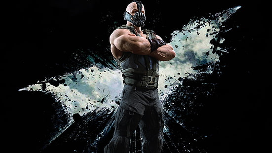 Bane, The Dark Knight Rises, Tom Hardy, Batman, HD wallpaper HD wallpaper