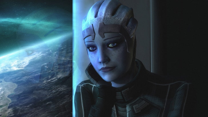 Mass Effect, видеоигры, Лиара Т'Сони, HD обои