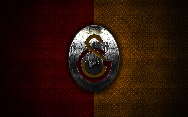 Football, Galatasaray S.K., emblème, logo, Fond d'écran HD